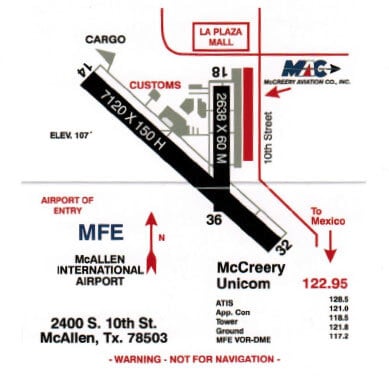 Our Facility | McCreery Aviation | McAllen, TX | Located at McAllen ...